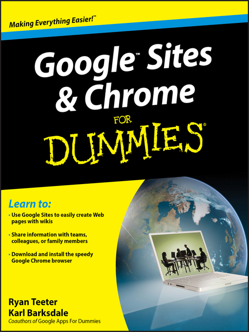 Title details for Google Sites & Chrome For Dummies by Ryan Teeter - Available